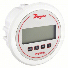 DWYER Digital Differential Pressure Gauge | Range 0 to 15 in wc |  1/8 in Tubing, Back, LCD |  DigiMag DM-1000