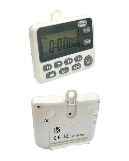 Brannan 28/220/0 | Four Way Timer & Clock | 4 timers, 12/24 h clock - generaltechuae (2)