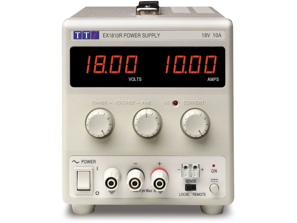 TTi EX1810R | Precision DC Bench 180W Power Supply | EX-R Series Mixed-Mode Regulated 18V/10A