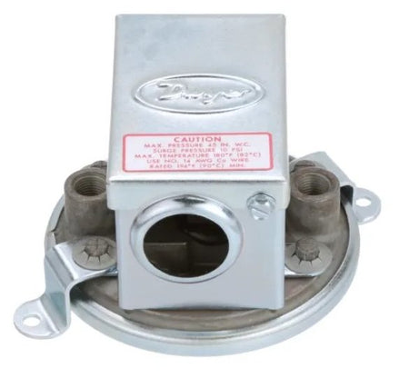Dwyer Instruments 1910-10 | Compact Low Differential Pressure Switch | Set Points 0.07in-20in w.c. | 3% | 1900 Series
