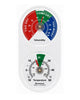 Brannan 30/415/3 | Twin Mini Dial Hygrometer & Thermometer, Coloured Zones | 2 x 65 mm, -10 to +50 °C, 0–100% RH - generaltechuae