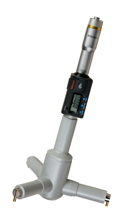 Mitutoyo 468-278 Digimatic Holtest Three-Point Bore Micrometer, Range 8 - 9" (203.2 - 228.6 mm)