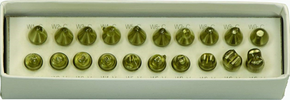 Mitutoyo 126-810 Interchangeable Tip Set (Whitworth)
10 pairs
