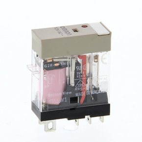 OMRON  G2R-1-SN 230VAC (S) | Relay, plug-in, 5-pin, SPDT, 10 A, mech & LED indicators, label facility
