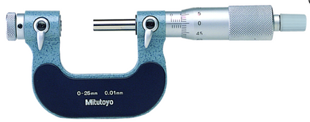 Mitutoyo 126-125 Screw Thread Micrometer Interchangeable Tips, 0-25mm
