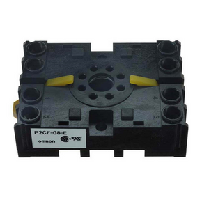 OMRON P2CF-08-E | Socket, DIN rail/surface mounting, 8-pin, screw terminals