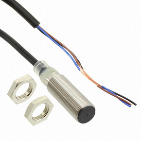 OMRON E2B-M12KS04-WP-C1 2M | Proximity sensor, LITE, inductive, nickel-brass, short body, M12, shielded, 4 mm, DC, 3-wire, NPN-NO, 2 m cable