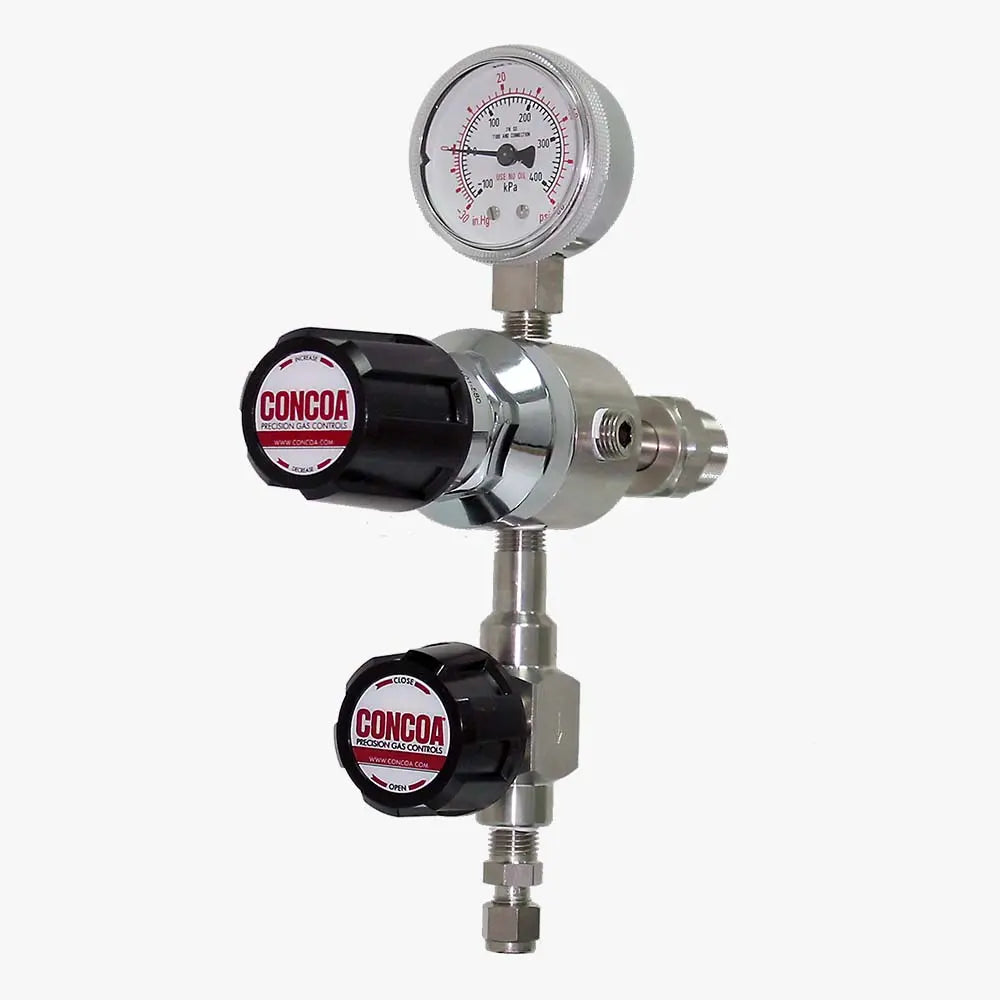 CONCOA 327 Series | Rear Entry Stainless Line Regulator | 316L Stainless Body, Rear Entry