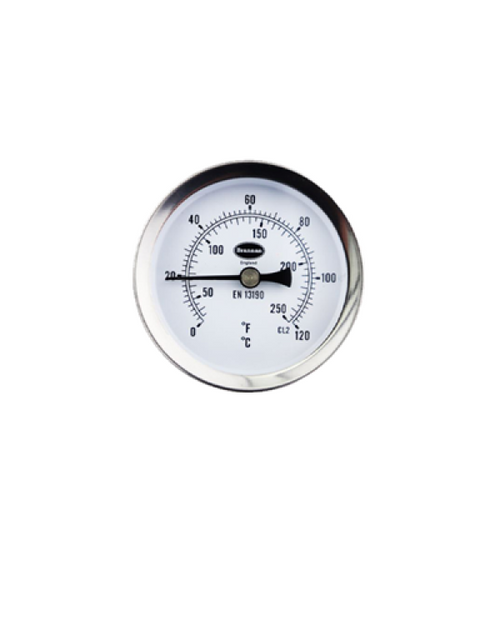 Brannan 33/409/0 | Magnetic Radiator Thermometer | 0 to +120 °C/°F, 63 mm Dial - generaltechuae