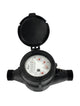 Dwyer Instruments WPTN-A-C-01-1 | Multi-Jet plastic water meter with NSF Approval | 5/8" X 1/2" pipe size with 1 gallon pulse output