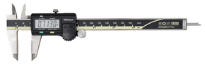 Mitutoyo 500-159-30 Digital ABS AOS Caliper, OD Carb. Jaws Inch/Metric, 0 - 150 mm
(0 - 6")