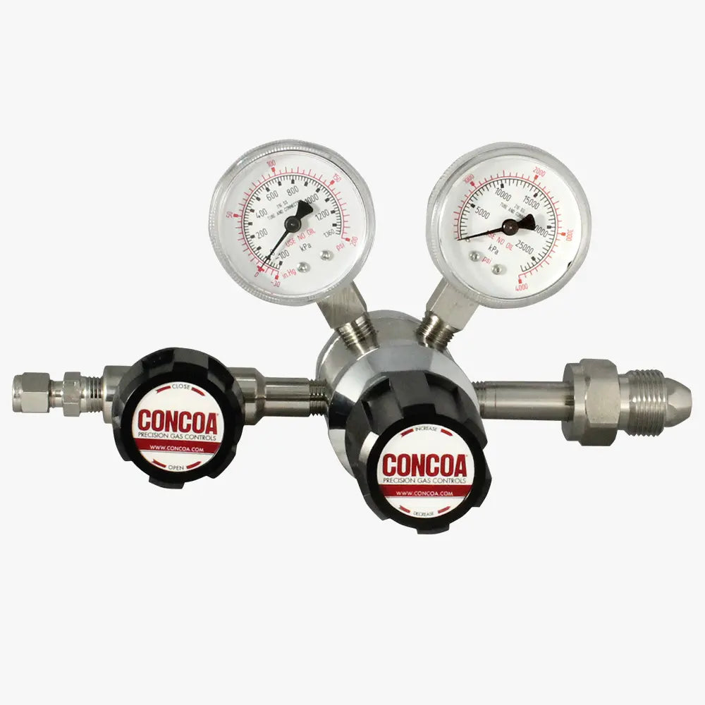CONCOA 332 Series | Two Stage Stainless Steel Regulator | 316L Stainless Body, Grade 5.5