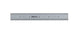 Mitutoyo 182-106 | Steel Rule | Wide Rigid Rule | Series 182 | Inch or Metric | Accuracy ±0.006 inch or ±0.15 mm | Width 0.75 inch | Range 0 to 6 inch