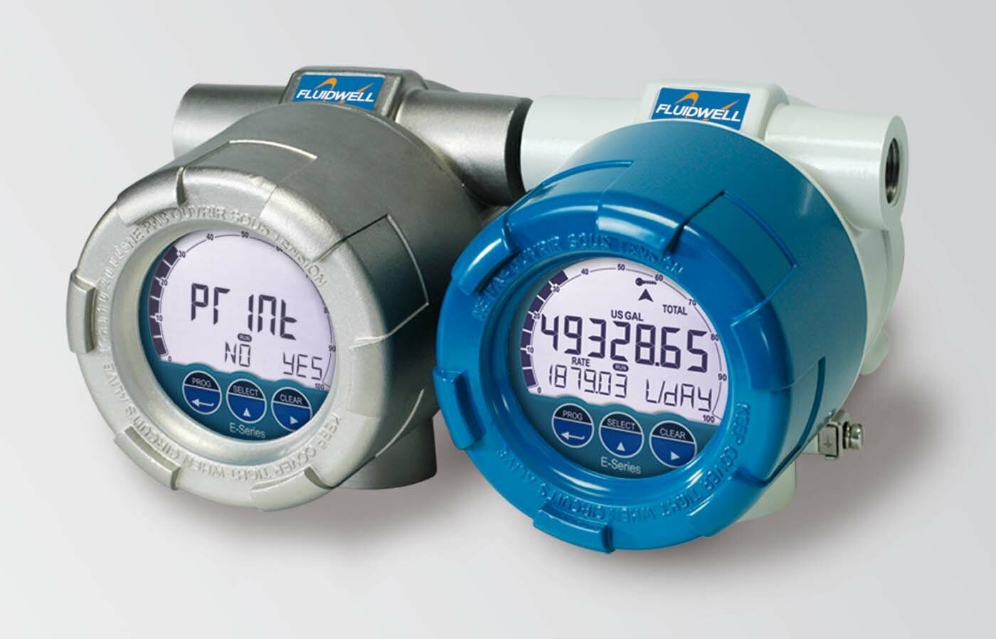 FLUIDWELL E119 Explosion proof - Totalizer |  with receipt printer driver | linearization | analog and pulse outputs | Ambient temperature aluminum enclosure: -40°C to +70°C (-40°F to 158°F).