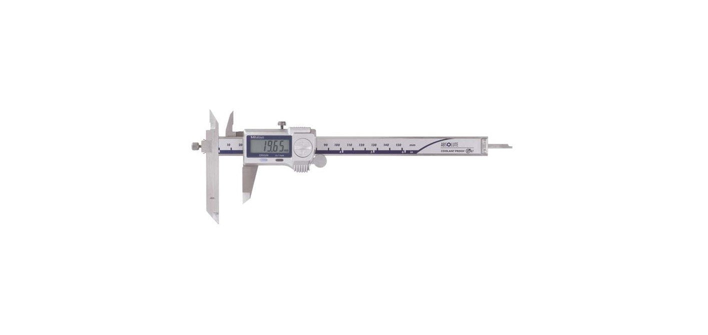 Mitutoyo 573-702-20 ABSOLUTE Digimatic Offset Caliper 0-200mm / 0-8"