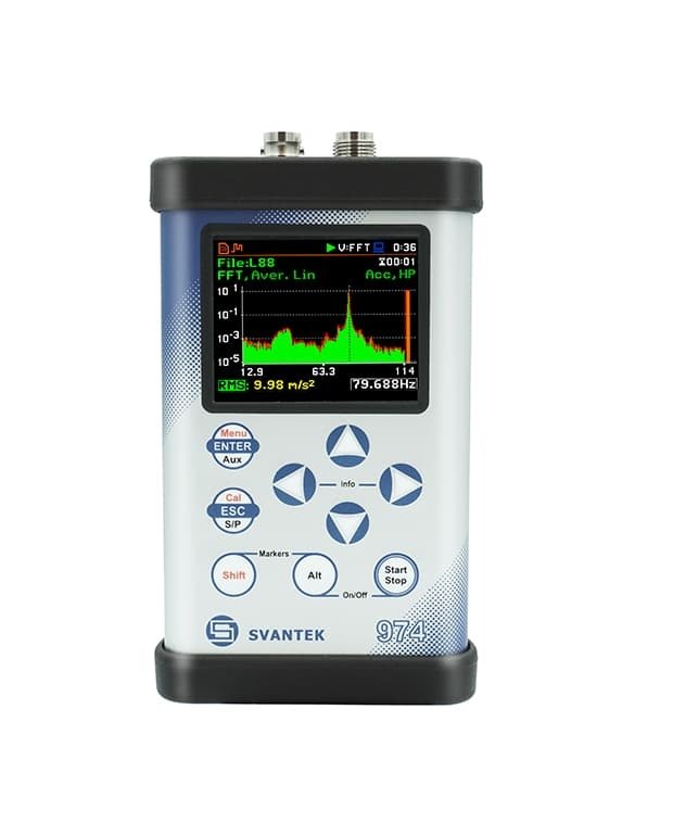 Vibration Meter and FFT Analyser | Dynamic Range More than 100 dB in single range