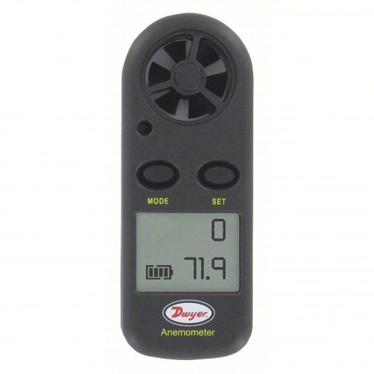 DWYER Anemometer |  ±0.05% Accuracy | Rotating Vane | LCD