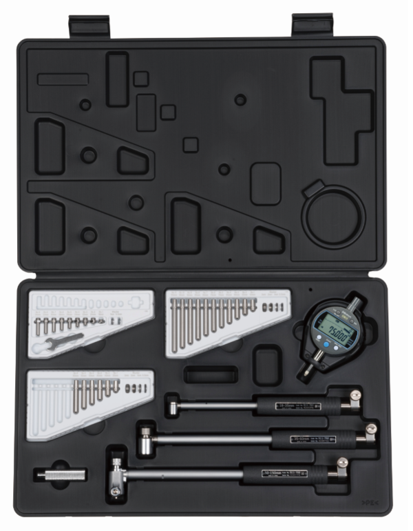 Mitutoyo 511-935 Dial Bore Gauge Set Range .7-6", Graduation .0001" with digital indicator