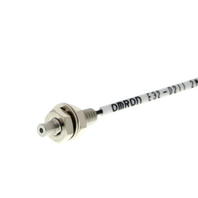 OMRON E32-D21N 2M | Fiber optic sensor, diffuse, M4 hex right-angled head, high-flex R2 fiber, 2 m cable