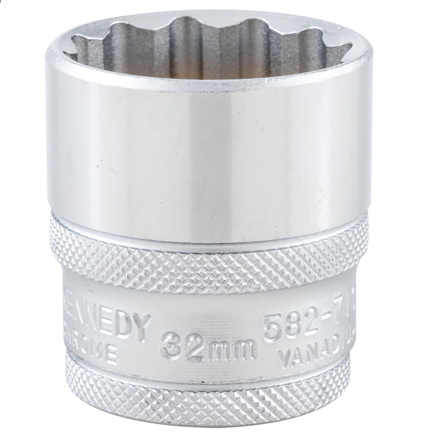 Kennedy-Pro KEN5827130K |  1/2in. Drive, Bi-Hexagon Socket | 32mm, Metric, 12 Point