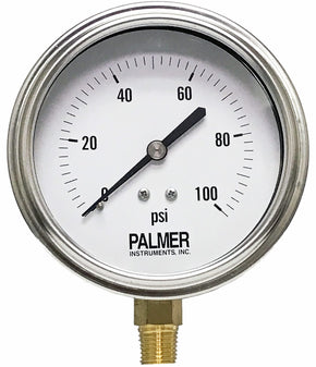 Palmer Wahl CB_Series | Stainless Steel Case Pressure Gauges | 1.5 to 4 in, to 4,000 psi - generaltechuae