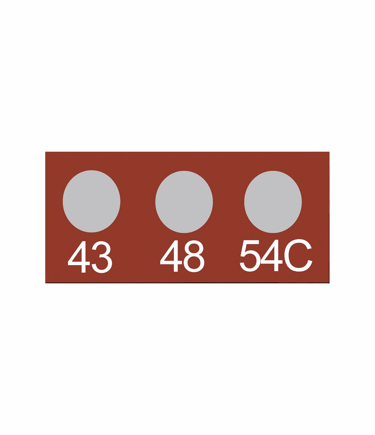 Palmer Wahl 430_Label | Micro Three Position Temp-Plate Labels | 3 x 8 mm - generaltechuae