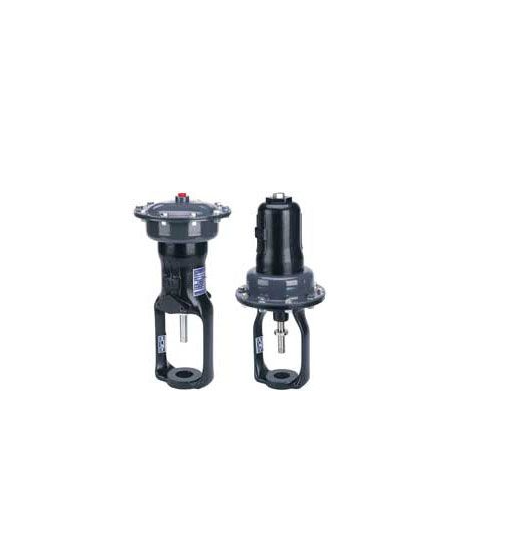 Dwyer Instruments 15S631 | Pneumatic valve actuator | Air-to-raise | 1" (25.4 mm) travel max. | Ae³ 45 in.² (290 cm²) | 50 psi (3.5 kg/cm²) P max