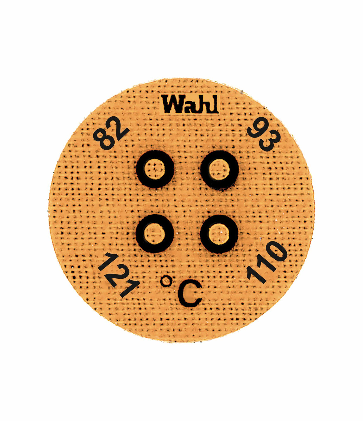 Palmer Wahl 443_Labels | Mini Round IC Batch/Vacuum Chamber Temp-Plate Labels | 14 mm, 37 to 254 °C - generaltechuae