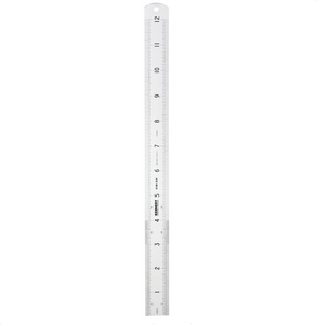 Kennedy KEN5183310K |  300mm/12" RIGID RUSTLESS RULE ROUND END