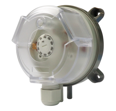 Differential pressure switches, Setting range 50-500 Pa