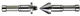 Mitutoyo 126-802 Interchangeable Tips 0.6-0.9mm/44-28TPI
