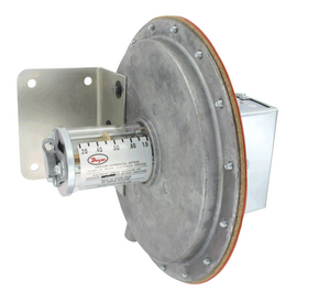 Dwyer Instruments 1638-2 | Diaphragm Pressure Switch | 1.0-3.0" w.c. | SPDT | 15A, 120-480 VAC | 1/8" NPT
