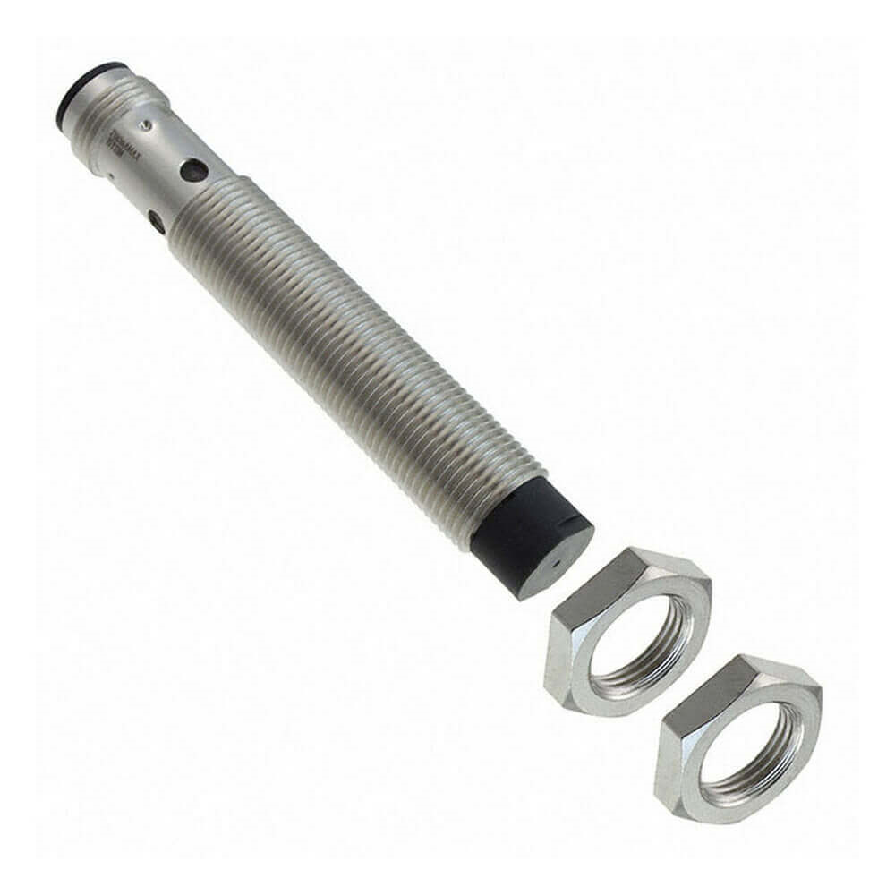 OMRON E2B-M12LN08-M1-B2 | Proximity sensor, LITE, inductive, nickel-brass, long body, M12, unshielded, 8 mm, DC, 3-wire, PNP-NC, M12 plug-in
