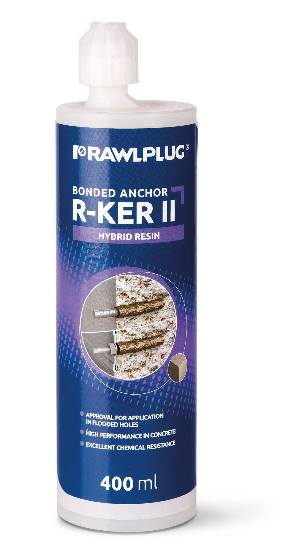 Rawlplug R-KER-II-400 | R-KER-II Hybrid Vinylester Bonded Anchor | 400 ml cartridge - generaltechuae (3)