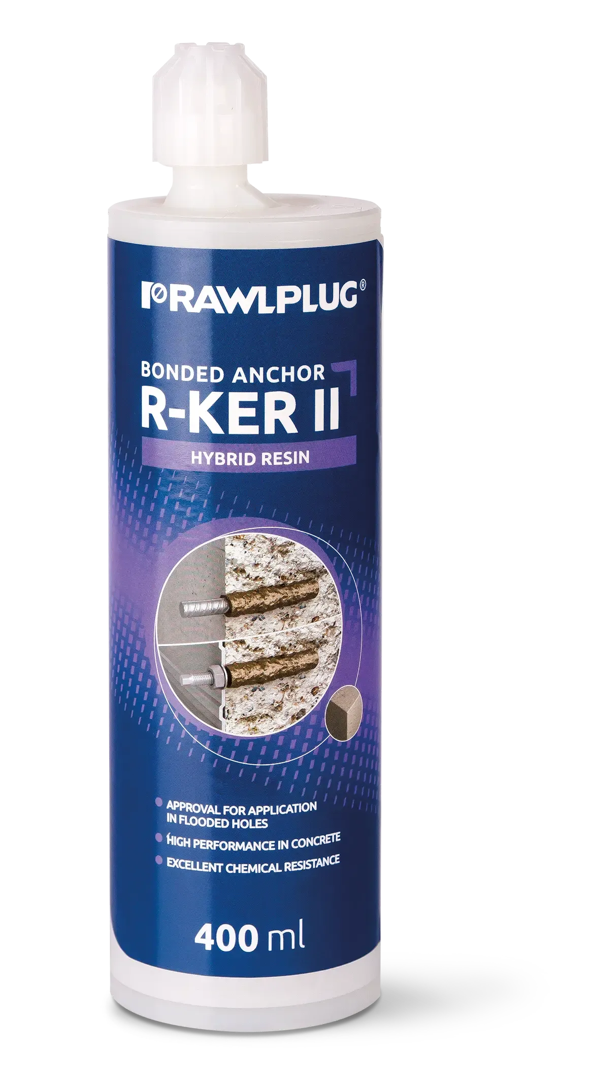 Rawlplug R-KER-II-400 | R-KER-II Hybrid Vinylester Bonded Anchor | 400 ml cartridge - generaltechuae (3)