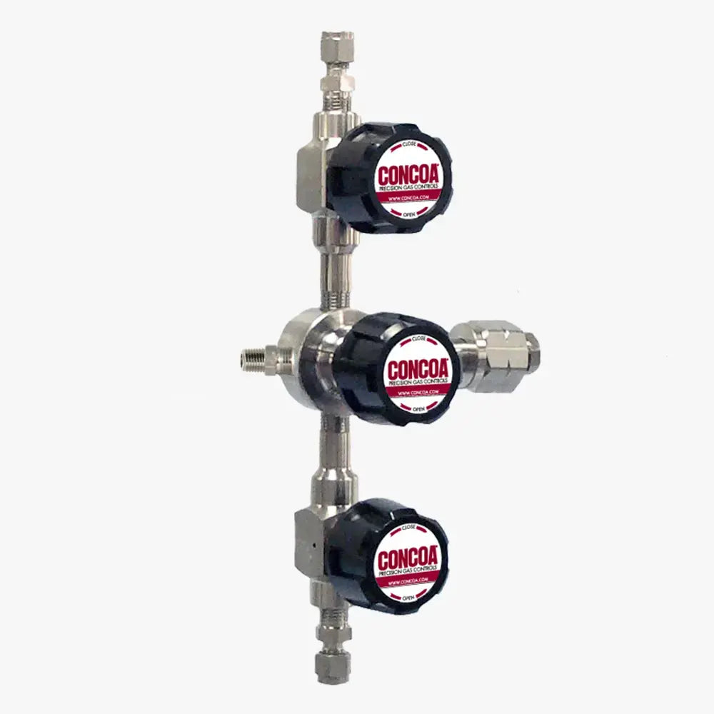 CONCOA 5023009-01-CON | 502 Series Deep Purge | Multi-turn Valve Block, 316L Stainless Steel