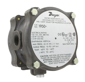 Dwyer Instruments 1950P-8-2F | Differential Pressure Switch | 1.5-8 psid;1/8" NPT F;Explosion Proof