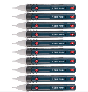 REED R5100-10PK Non-Contact AC Voltage Detector with Flashlight, 10-Pack