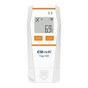 Elitech Tlog 10H | Digital Temperature & Humidity Data Logger | Reusable Temperature Recorder | PDF Report | USB Port | 32000 Points