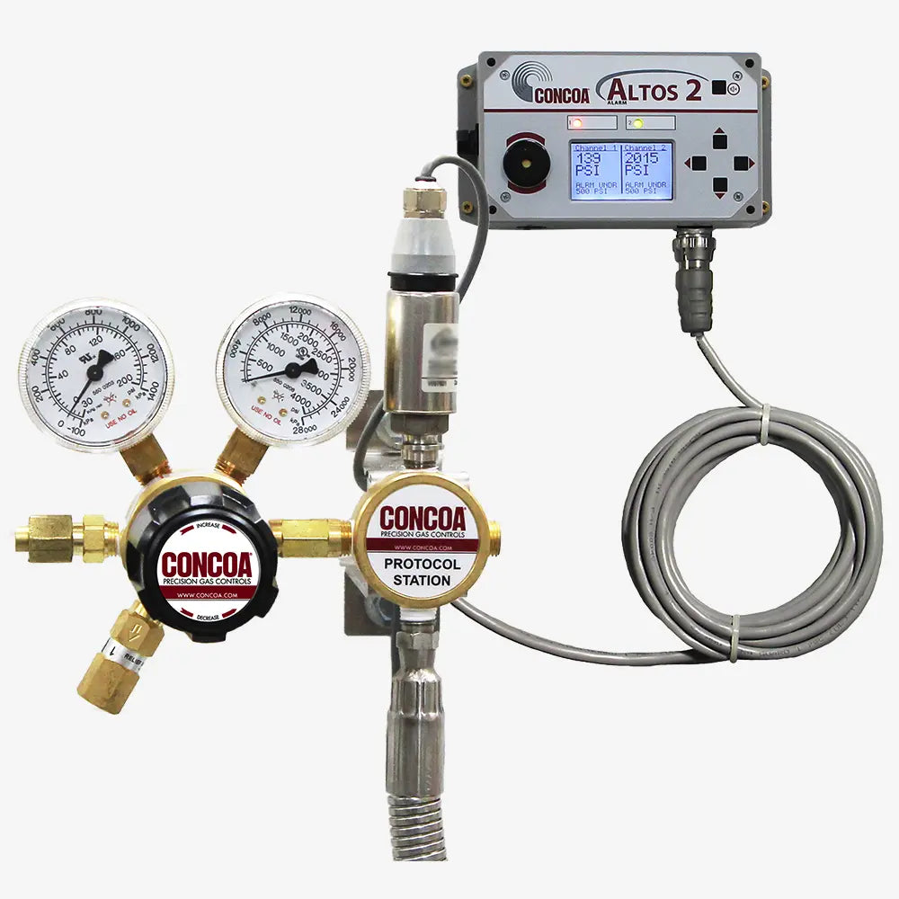 CONCOA 529TG10-01-CONC | 529 Series Protocol Monitor Station | SilcoNert 2000, 3000 PSIG, Intrinsically Safe