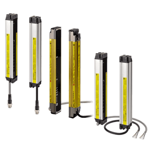 OMRON F3SJ-E0385P25 | Safety Light Curtain, F3SJ Easy, Type 4, 25 mm resolution, range 0.2 to 7.0 m, height 385 mm, PNP