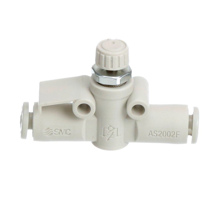 SMC AS2002F-04 | Speed Control | In-Line | Series AS | Port Size 1/8 inch | Tube Size 4 mm
