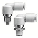 SMC KXL04-M5 | Rotary One-Touch Fitting | Elbow Fitting | Series KX | Max Operating Pressure 10 bar