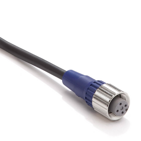 OMRON XS2F-LM12PVC4S2M | Sensor connector, LITE M12 4-wire, Straight female connector, LITE PVC, 2m