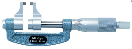 Mitutoyo 143-105 Caliper Jaw Micrometer 100-125mm