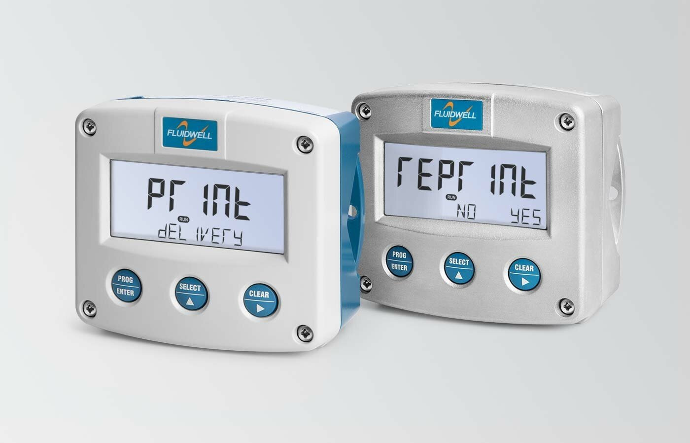 FLUIDWELL F119 | Flow rate Indicator / Totalizer with receipt printer driver | linearization, analog and pulse outputs | Ambient temperature: -40°C to +70°C (-40°F to +158°F).