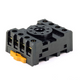 OMRON PF113A-E | Socket, DIN rail/surface mounting, 11-pin, screw terminals (standard)