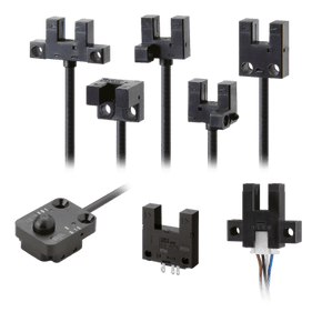 OMRON EE-SX673 | Photo micro sensor, slot type,  Close-mounting, L-ON/D-ON selectable, NPN, connector
