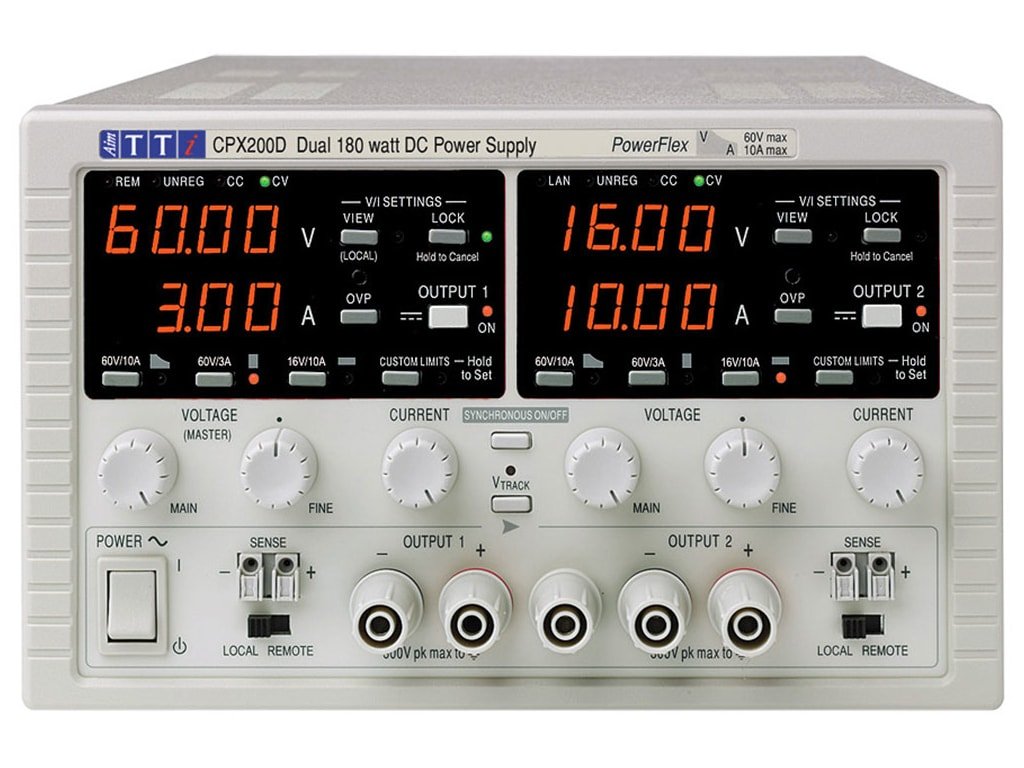 Aim TTi CPX200D | PowerFlex Max 60V or 10 A | Twin 180W