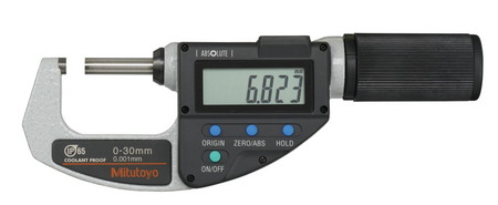 Mitutoyo 293-666-20 Digital Absolute Micrometer QuickMike 0-30mm